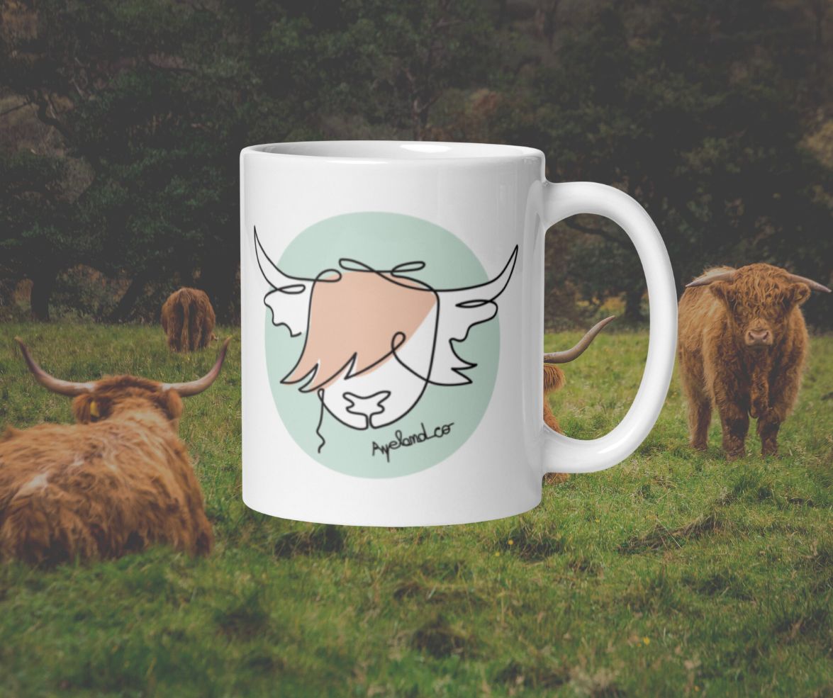 Highland cow mugs