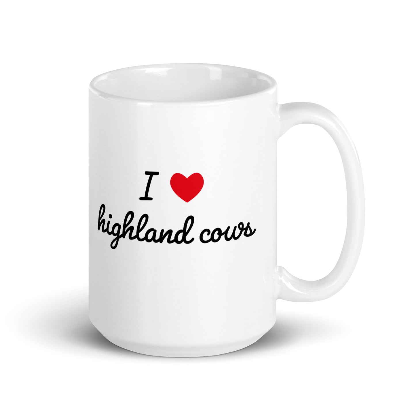I love highland cows custom love mug gift for her