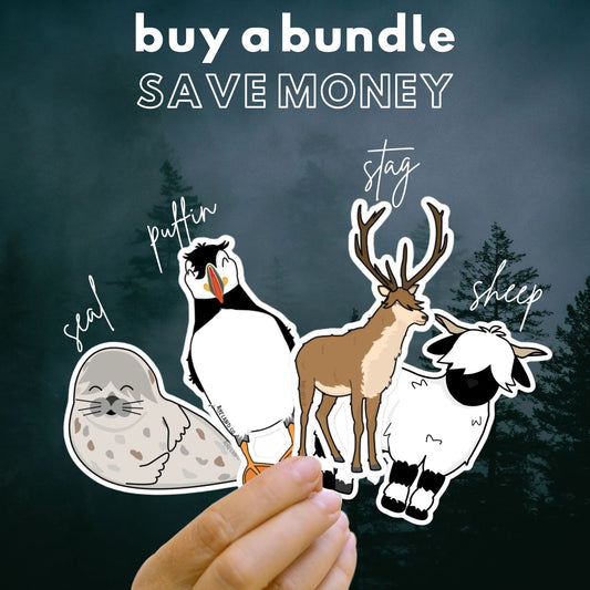 Blacknose sheep sticker