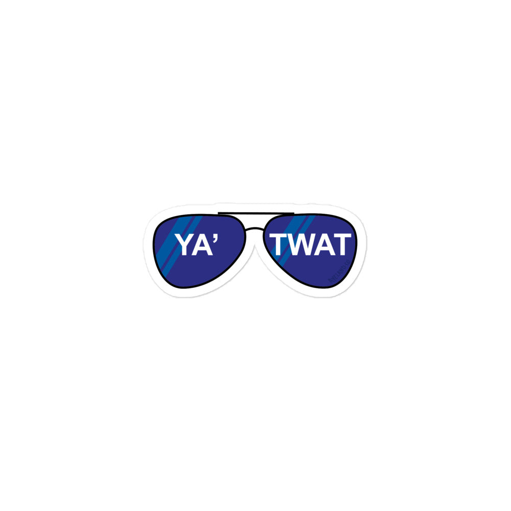 Funny scottish ya'twat sticker