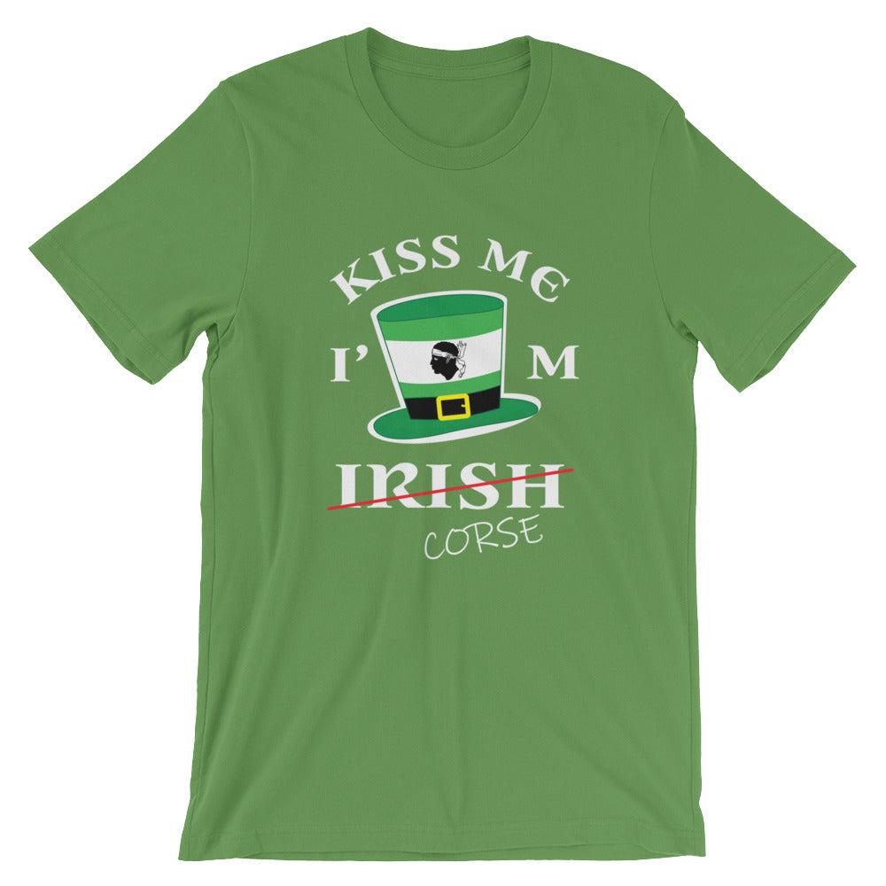 kiss me i'm Corse t-shirt - Funny Corsica St Patricks Day
