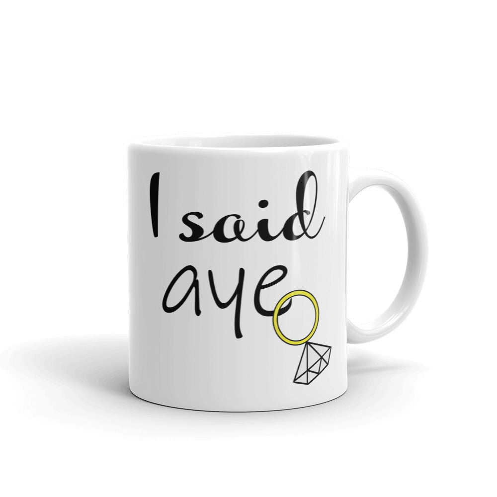 I said aye mug cute scottish hen party bride to be gift