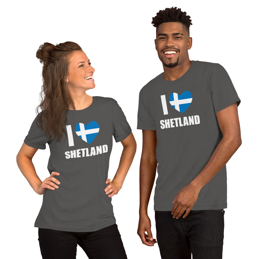 I love Shetland shirt Shetland flag