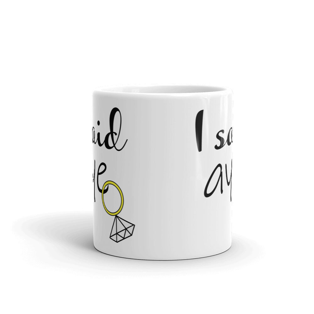 I said aye mug cute scottish hen party bride to be gift