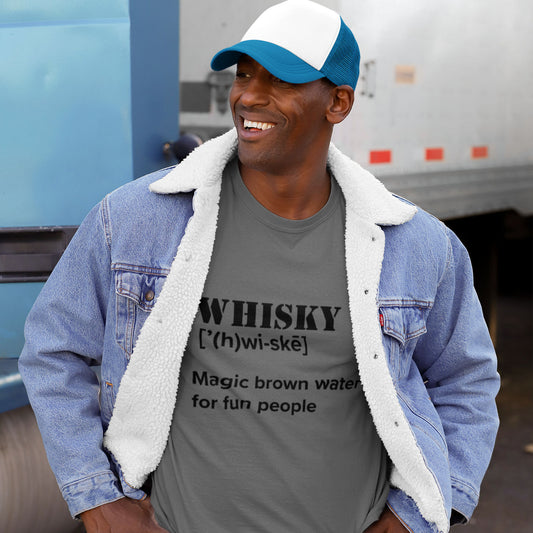 Funny whisky definition t-shirt gift for him