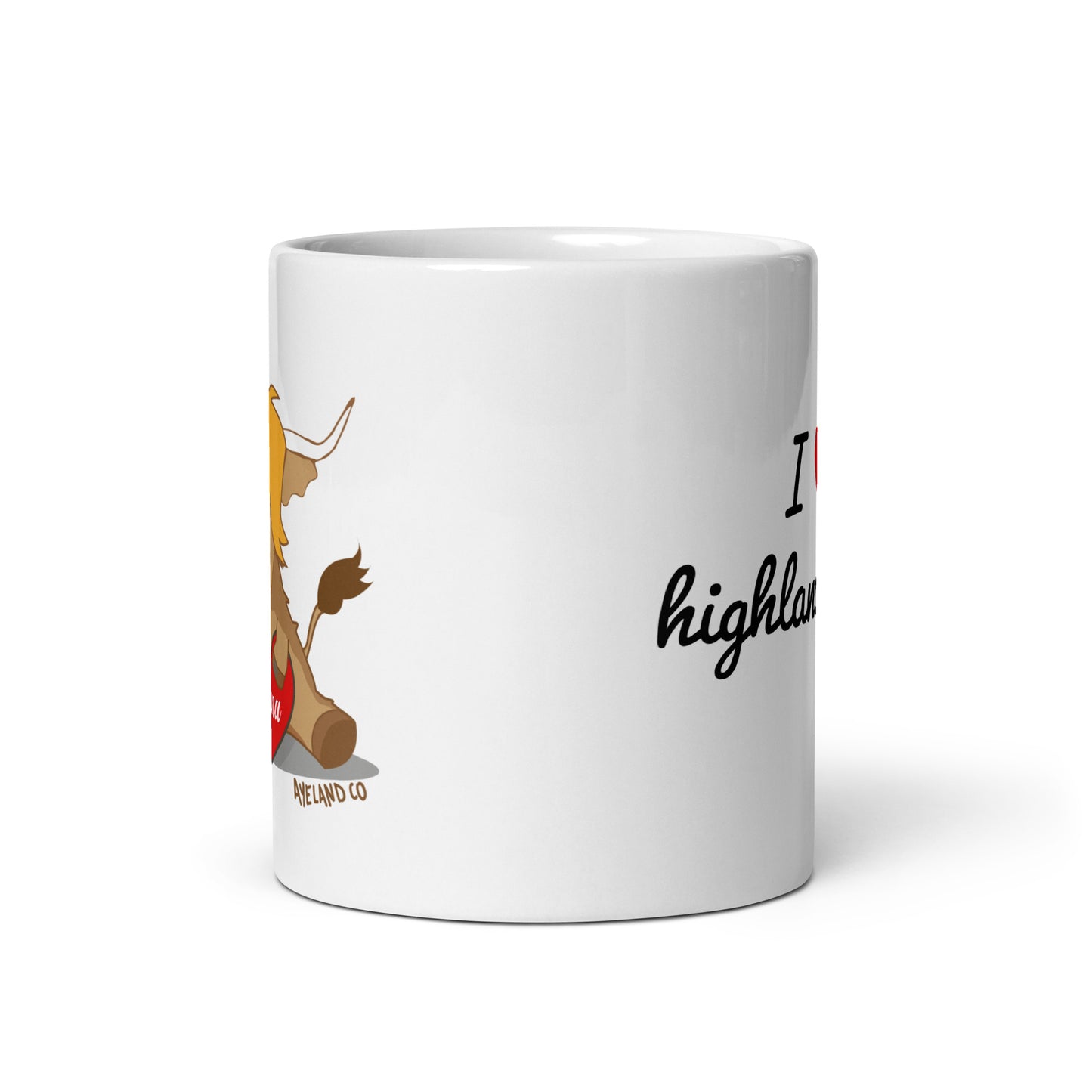 I love highland cows custom love mug gift for her