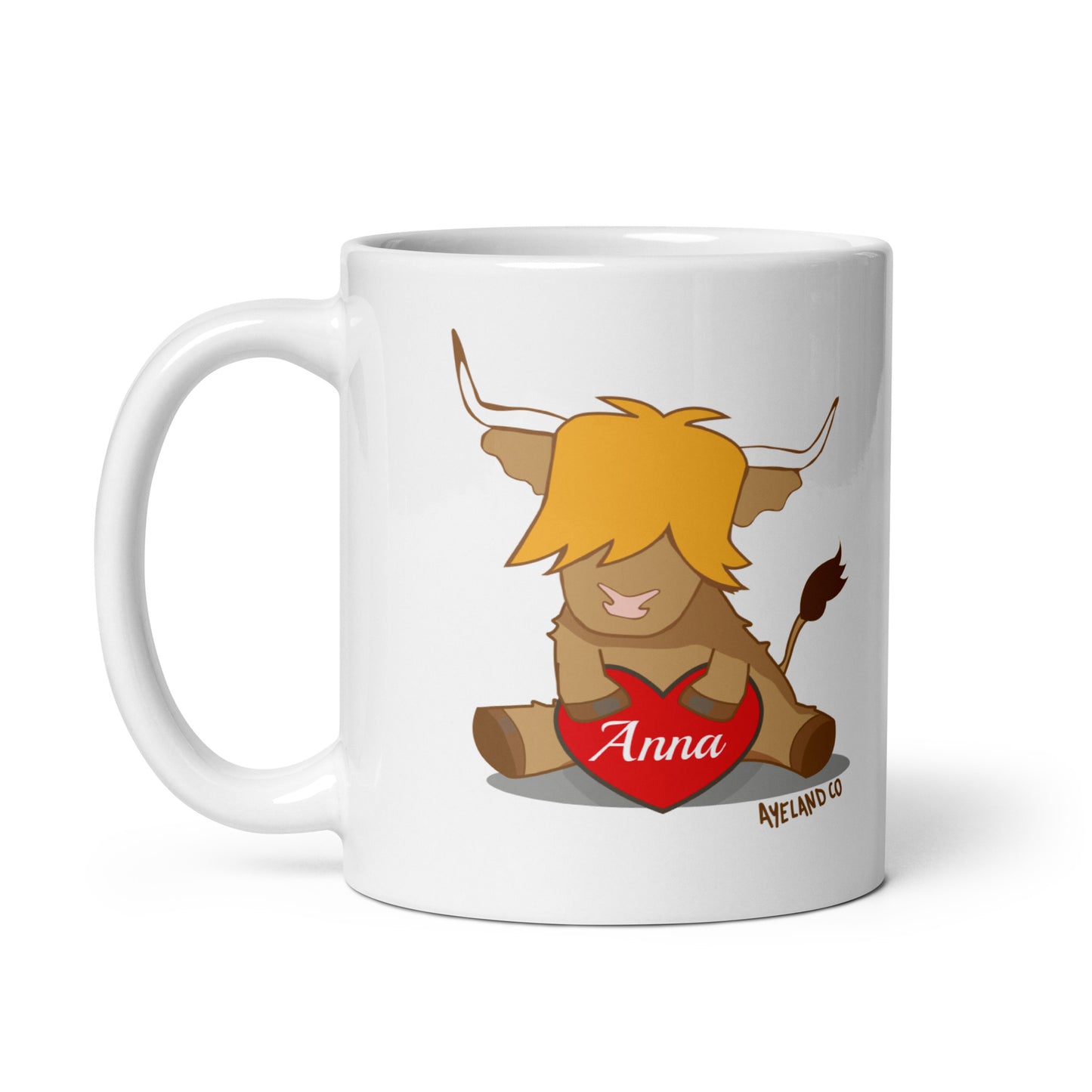 I love highland cows custom love mug gift for her