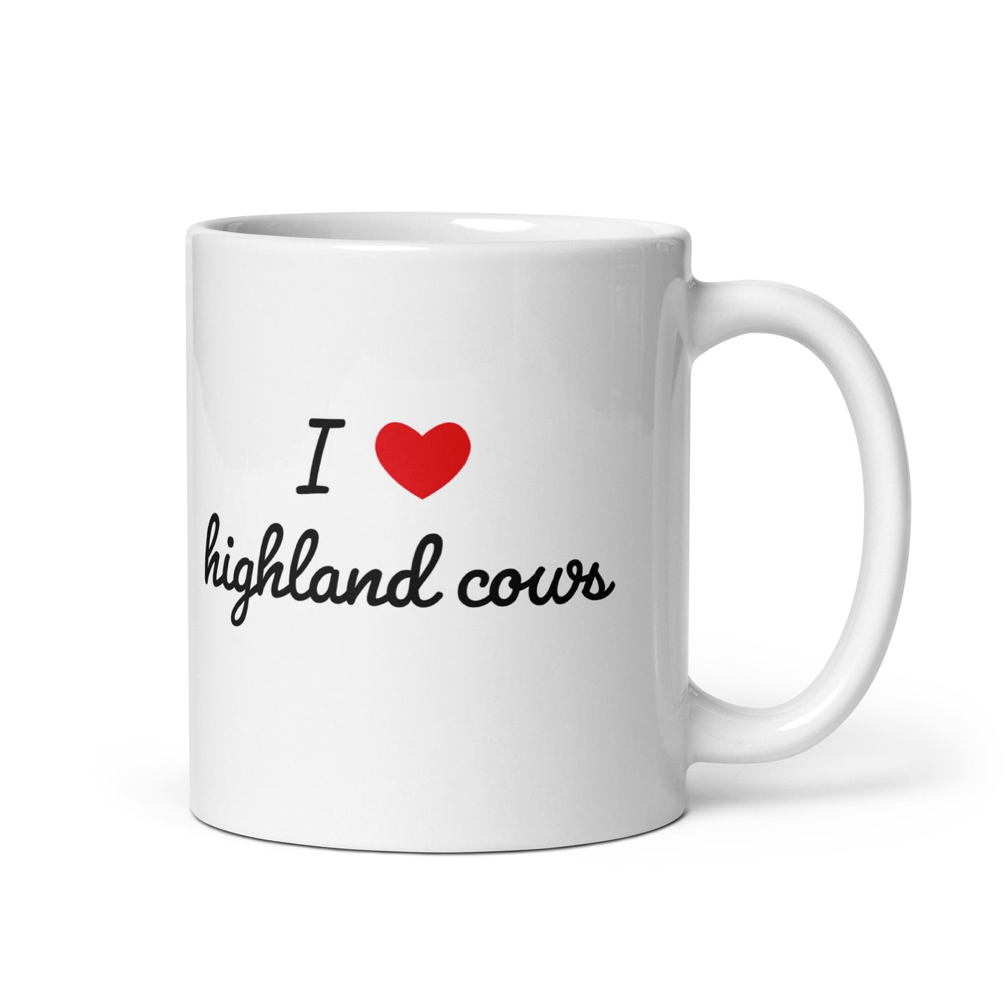 I love highland cows custom love mug gift for her