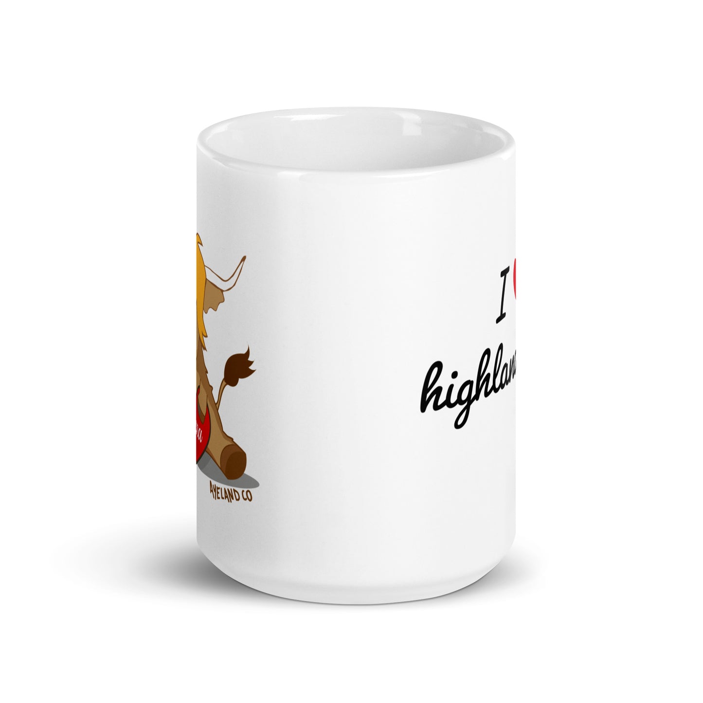 I love highland cows custom love mug gift for her