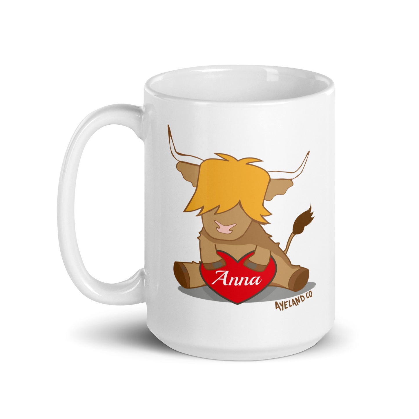 I love highland cows custom love mug gift for her