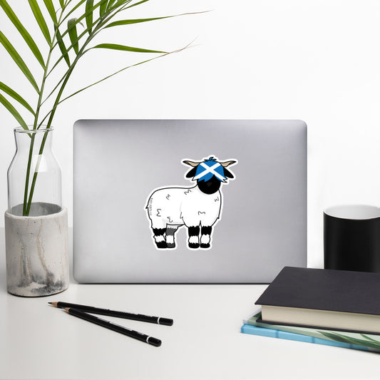 Valais blacknose sheep sticker 5x5in