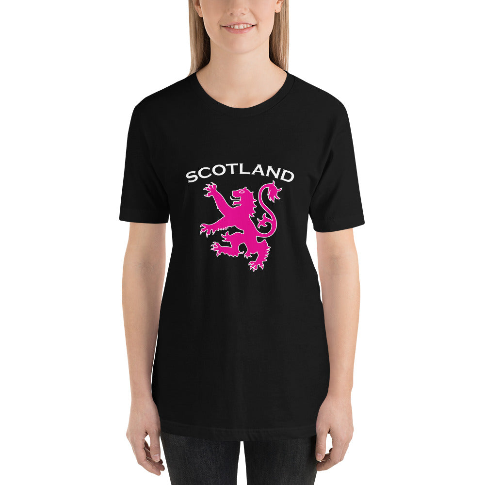 Pink Rampant lion shirt scottish pride shirt