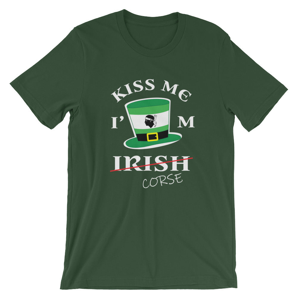 kiss me i'm Corse t-shirt - Funny Corsica St Patricks Day